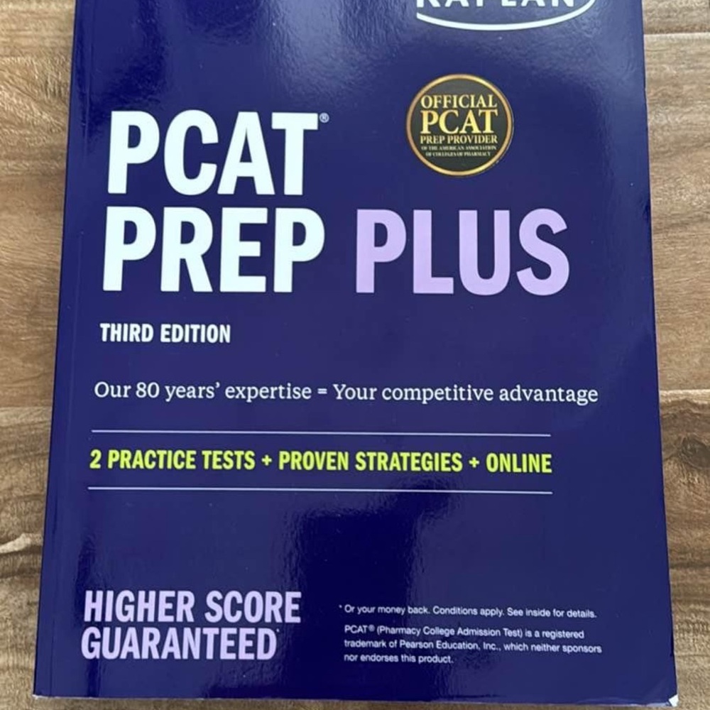 Kaplan Blue and Yellow PCAT Prep Guide